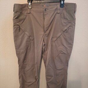 5.11 Tactical Men's Capital Pants, size 40" x 30", color Khaki.